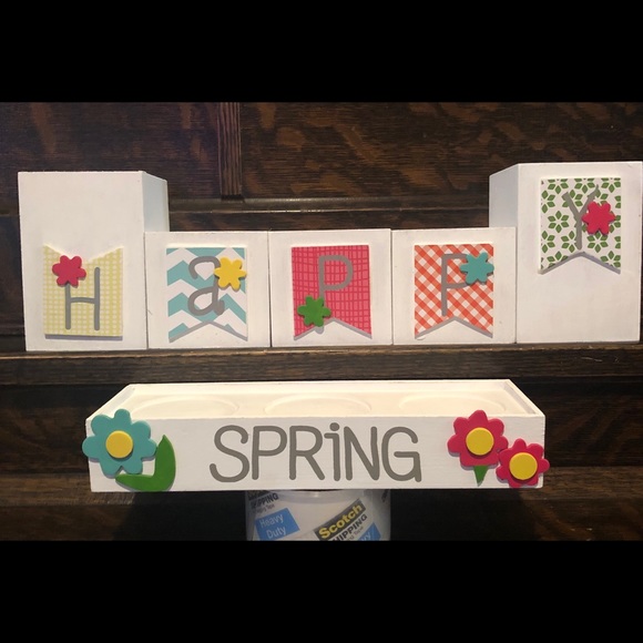 Spring/Summer decorative candle holder - Picture 2 of 4